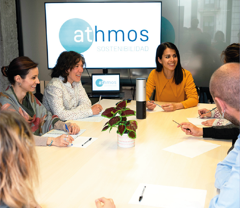 Reunión en Athmos Sostenibilidad
