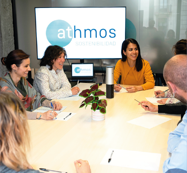 Reunión en Athmos Sostenibilidad